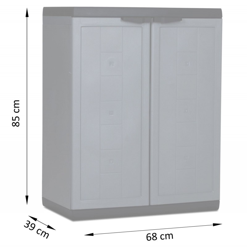 Шкаф пластиковый jolly utility cabinet white