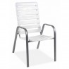 Krzesło sztaplowane ALPIN biel