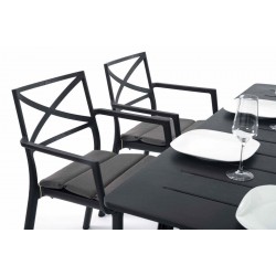 Zestaw mebli stół i krzesła METALIX 6+1