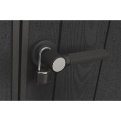 Duży domek narzędziowy Keter Signature Pent 11x7 Walnut &Ashwood