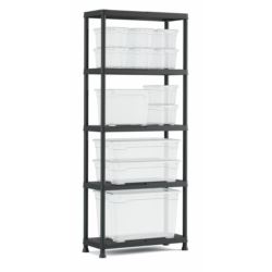 Regał warsztatowy z tworzywa SHELF PLUS 75/5