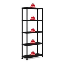 Regał warsztatowy z tworzywa SHELF PLUS 75/5