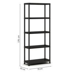 Regał warsztatowy z tworzywa SHELF PLUS 75/5