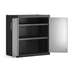 Niska duża szafka Keter Detroit XL Base Szara