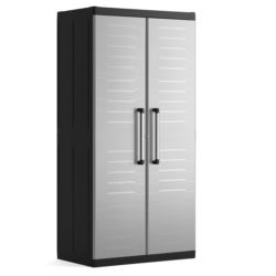 Wysoka Szafa Gospodarcza Keter Detroit XL Multipurpose Cabinet Szara