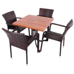 Blat kompozytowy 80x80 do stołu TEAK